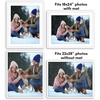 image:imageAmericanflat 8x10 Picture Frame with ShatterResistant Glass  Use as 5x7 Frame with Mat or Display 8x10 Photo Without Mat  Streamline Collection  Picture Frames for Tabletop and Wall  White  Shatterresistant glass wall or tabletop display with included easel sawtooth hangers included secure turntab backingWhite