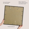 image:imageAmericanflat 8x10 Picture Frame with ShatterResistant Glass  Use as 5x7 Frame with Mat or Display 8x10 Photo Without Mat  Streamline Collection  Picture Frames for Tabletop and Wall  White  Shatterresistant glass wall or tabletop display with included easel sawtooth hangers included secure turntab backingBlack
