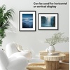 image:imageAmericanflat 8x10 Picture Frame with ShatterResistant Glass  Use as 5x7 Frame with Mat or Display 8x10 Photo Without Mat  Streamline Collection  Picture Frames for Tabletop and Wall  White  Shatterresistant glass wall or tabletop display with included easel sawtooth hangers included secure turntab backingBlack