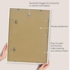 image:imageAmericanflat 8x10 Picture Frame with ShatterResistant Glass  Use as 5x7 Frame with Mat or Display 8x10 Photo Without Mat  Streamline Collection  Picture Frames for Tabletop and Wall  White  Shatterresistant glass wall or tabletop display with included easel sawtooth hangers included secure turntab backingWhite