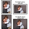 image:imageAmericanflat 8x10 Picture Frame with ShatterResistant Glass  Use as 5x7 Frame with Mat or Display 8x10 Photo Without Mat  Streamline Collection  Picture Frames for Tabletop and Wall  White  Shatterresistant glass wall or tabletop display with included easel sawtooth hangers included secure turntab backingBlack