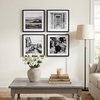 image:imageAmericanflat 8x10 Picture Frame with ShatterResistant Glass  Use as 5x7 Frame with Mat or Display 8x10 Photo Without Mat  Streamline Collection  Picture Frames for Tabletop and Wall  White  Shatterresistant glass wall or tabletop display with included easel sawtooth hangers included secure turntab backingBlack