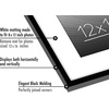 image:imageAmericanflat 8x10 Picture Frame with ShatterResistant Glass  Use as 5x7 Frame with Mat or Display 8x10 Photo Without Mat  Streamline Collection  Picture Frames for Tabletop and Wall  White  Shatterresistant glass wall or tabletop display with included easel sawtooth hangers included secure turntab backingBlack