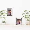 image:imageAmericanflat 8x10 Picture Frame with ShatterResistant Glass  Use as 5x7 Frame with Mat or Display 8x10 Photo Without Mat  Streamline Collection  Picture Frames for Tabletop and Wall  White  Shatterresistant glass wall or tabletop display with included easel sawtooth hangers included secure turntab backingWalnut