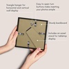 image:imageAmericanflat 8x10 Picture Frame with ShatterResistant Glass  Use as 5x7 Frame with Mat or Display 8x10 Photo Without Mat  Streamline Collection  Picture Frames for Tabletop and Wall  White  Shatterresistant glass wall or tabletop display with included easel sawtooth hangers included secure turntab backingBlack
