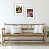 image:imageAmericanflat 8x10 Picture Frame with ShatterResistant Glass  Use as 5x7 Frame with Mat or Display 8x10 Photo Without Mat  Streamline Collection  Picture Frames for Tabletop and Wall  White  Shatterresistant glass wall or tabletop display with included easel sawtooth hangers included secure turntab backingSilver
