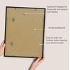 image:imageAmericanflat 8x10 Picture Frame with ShatterResistant Glass  Use as 5x7 Frame with Mat or Display 8x10 Photo Without Mat  Streamline Collection  Picture Frames for Tabletop and Wall  White  Shatterresistant glass wall or tabletop display with included easel sawtooth hangers included secure turntab backingBlack