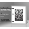 image:imageAmericanflat 8x10 Picture Frame with ShatterResistant Glass  Use as 5x7 Frame with Mat or Display 8x10 Photo Without Mat  Streamline Collection  Picture Frames for Tabletop and Wall  White  Shatterresistant glass wall or tabletop display with included easel sawtooth hangers included secure turntab backingSilver