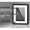 image:imageAmericanflat 8x10 Picture Frame with ShatterResistant Glass  Use as 5x7 Frame with Mat or Display 8x10 Photo Without Mat  Streamline Collection  Picture Frames for Tabletop and Wall  White  Shatterresistant glass wall or tabletop display with included easel sawtooth hangers included secure turntab backingBlack
