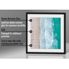 image:imageAmericanflat 8x10 Picture Frame with ShatterResistant Glass  Use as 5x7 Frame with Mat or Display 8x10 Photo Without Mat  Streamline Collection  Picture Frames for Tabletop and Wall  White  Shatterresistant glass wall or tabletop display with included easel sawtooth hangers included secure turntab backingBlack