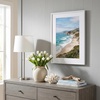 image:imageAmericanflat 8x10 Picture Frame with ShatterResistant Glass  Use as 5x7 Frame with Mat or Display 8x10 Photo Without Mat  Streamline Collection  Picture Frames for Tabletop and Wall  White  Shatterresistant glass wall or tabletop display with included easel sawtooth hangers included secure turntab backingWhite