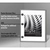 image:imageAmericanflat 8x10 Picture Frame with ShatterResistant Glass  Use as 5x7 Frame with Mat or Display 8x10 Photo Without Mat  Streamline Collection  Picture Frames for Tabletop and Wall  White  Shatterresistant glass wall or tabletop display with included easel sawtooth hangers included secure turntab backingGrey