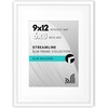 image:imageAmericanflat 8x10 Picture Frame with ShatterResistant Glass  Use as 5x7 Frame with Mat or Display 8x10 Photo Without Mat  Streamline Collection  Picture Frames for Tabletop and Wall  White  Shatterresistant glass wall or tabletop display with included easel sawtooth hangers included secure turntab backingWhite