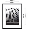 image:imageAmericanflat 8x10 Picture Frame with ShatterResistant Glass  Use as 5x7 Frame with Mat or Display 8x10 Photo Without Mat  Streamline Collection  Picture Frames for Tabletop and Wall  White  Shatterresistant glass wall or tabletop display with included easel sawtooth hangers included secure turntab backingBlack