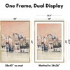 image:imageAmericanflat 8x10 Picture Frame with ShatterResistant Glass  Use as 5x7 Frame with Mat or Display 8x10 Photo Without Mat  Streamline Collection  Picture Frames for Tabletop and Wall  White  Shatterresistant glass wall or tabletop display with included easel sawtooth hangers included secure turntab backingGold