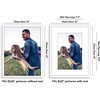 image:imageAmericanflat 8x10 Picture Frame with ShatterResistant Glass  Use as 5x7 Frame with Mat or Display 8x10 Photo Without Mat  Streamline Collection  Picture Frames for Tabletop and Wall  White  Shatterresistant glass wall or tabletop display with included easel sawtooth hangers included secure turntab backingWhite