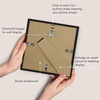 image:imageAmericanflat 8x10 Picture Frame with ShatterResistant Glass  Use as 5x7 Frame with Mat or Display 8x10 Photo Without Mat  Streamline Collection  Picture Frames for Tabletop and Wall  White  Shatterresistant glass wall or tabletop display with included easel sawtooth hangers included secure turntab backingBlack