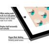 image:imageAmericanflat 8x10 Picture Frame with ShatterResistant Glass  Use as 5x7 Frame with Mat or Display 8x10 Photo Without Mat  Streamline Collection  Picture Frames for Tabletop and Wall  White  Shatterresistant glass wall or tabletop display with included easel sawtooth hangers included secure turntab backingBlack