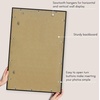 image:imageAmericanflat 8x10 Picture Frame with ShatterResistant Glass  Use as 5x7 Frame with Mat or Display 8x10 Photo Without Mat  Streamline Collection  Picture Frames for Tabletop and Wall  White  Shatterresistant glass wall or tabletop display with included easel sawtooth hangers included secure turntab backingBlack