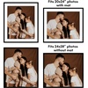 image:imageAmericanflat 8x10 Picture Frame with ShatterResistant Glass  Use as 5x7 Frame with Mat or Display 8x10 Photo Without Mat  Streamline Collection  Picture Frames for Tabletop and Wall  White  Shatterresistant glass wall or tabletop display with included easel sawtooth hangers included secure turntab backingBlack