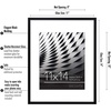 image:imageAmericanflat 8x10 Picture Frame with ShatterResistant Glass  Use as 5x7 Frame with Mat or Display 8x10 Photo Without Mat  Streamline Collection  Picture Frames for Tabletop and Wall  White  Shatterresistant glass wall or tabletop display with included easel sawtooth hangers included secure turntab backingBlack