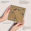 image:imageAmericanflat 8x10 Picture Frame with ShatterResistant Glass  Use as 5x7 Frame with Mat or Display 8x10 Photo Without Mat  Streamline Collection  Picture Frames for Tabletop and Wall  White  Shatterresistant glass wall or tabletop display with included easel sawtooth hangers included secure turntab backingWhite