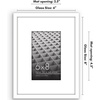 image:imageAmericanflat 8x10 Picture Frame with ShatterResistant Glass  Use as 5x7 Frame with Mat or Display 8x10 Photo Without Mat  Streamline Collection  Picture Frames for Tabletop and Wall  White  Shatterresistant glass wall or tabletop display with included easel sawtooth hangers included secure turntab backingWhite