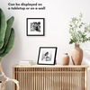 image:imageAmericanflat 8x10 Picture Frame with ShatterResistant Glass  Use as 5x7 Frame with Mat or Display 8x10 Photo Without Mat  Streamline Collection  Picture Frames for Tabletop and Wall  White  Shatterresistant glass wall or tabletop display with included easel sawtooth hangers included secure turntab backingBlack
