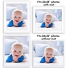 image:imageAmericanflat 8x10 Picture Frame with ShatterResistant Glass  Use as 5x7 Frame with Mat or Display 8x10 Photo Without Mat  Streamline Collection  Picture Frames for Tabletop and Wall  White  Shatterresistant glass wall or tabletop display with included easel sawtooth hangers included secure turntab backingWhite