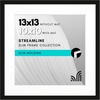 image:imageAmericanflat 8x10 Picture Frame with ShatterResistant Glass  Use as 5x7 Frame with Mat or Display 8x10 Photo Without Mat  Streamline Collection  Picture Frames for Tabletop and Wall  White  Shatterresistant glass wall or tabletop display with included easel sawtooth hangers included secure turntab backingBlack