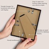 image:imageAmericanflat 8x10 Picture Frame with ShatterResistant Glass  Use as 5x7 Frame with Mat or Display 8x10 Photo Without Mat  Streamline Collection  Picture Frames for Tabletop and Wall  White  Shatterresistant glass wall or tabletop display with included easel sawtooth hangers included secure turntab backingBlack
