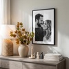 image:imageAmericanflat 8x10 Picture Frame with ShatterResistant Glass  Use as 5x7 Frame with Mat or Display 8x10 Photo Without Mat  Streamline Collection  Picture Frames for Tabletop and Wall  White  Shatterresistant glass wall or tabletop display with included easel sawtooth hangers included secure turntab backingBlack