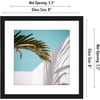 image:imageAmericanflat 8x10 Picture Frame with ShatterResistant Glass  Use as 5x7 Frame with Mat or Display 8x10 Photo Without Mat  Streamline Collection  Picture Frames for Tabletop and Wall  White  Shatterresistant glass wall or tabletop display with included easel sawtooth hangers included secure turntab backingBlack