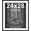 image:imageAmericanflat 8x10 Picture Frame with ShatterResistant Glass  Use as 5x7 Frame with Mat or Display 8x10 Photo Without Mat  Streamline Collection  Picture Frames for Tabletop and Wall  White  Shatterresistant glass wall or tabletop display with included easel sawtooth hangers included secure turntab backingBlack