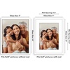 image:imageAmericanflat 8x10 Picture Frame with ShatterResistant Glass  Use as 5x7 Frame with Mat or Display 8x10 Photo Without Mat  Streamline Collection  Picture Frames for Tabletop and Wall  White  Shatterresistant glass wall or tabletop display with included easel sawtooth hangers included secure turntab backingWhite