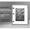 image:imageAmericanflat 8x10 Picture Frame with ShatterResistant Glass  Use as 5x7 Frame with Mat or Display 8x10 Photo Without Mat  Streamline Collection  Picture Frames for Tabletop and Wall  White  Shatterresistant glass wall or tabletop display with included easel sawtooth hangers included secure turntab backingGrey