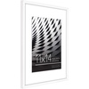 image:imageAmericanflat 8x10 Picture Frame with ShatterResistant Glass  Use as 5x7 Frame with Mat or Display 8x10 Photo Without Mat  Streamline Collection  Picture Frames for Tabletop and Wall  White  Shatterresistant glass wall or tabletop display with included easel sawtooth hangers included secure turntab backingWhite