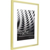 image:imageAmericanflat 8x10 Picture Frame with ShatterResistant Glass  Use as 5x7 Frame with Mat or Display 8x10 Photo Without Mat  Streamline Collection  Picture Frames for Tabletop and Wall  White  Shatterresistant glass wall or tabletop display with included easel sawtooth hangers included secure turntab backingGold