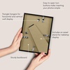 image:imageAmericanflat 8x10 Picture Frame with ShatterResistant Glass  Use as 5x7 Frame with Mat or Display 8x10 Photo Without Mat  Streamline Collection  Picture Frames for Tabletop and Wall  White  Shatterresistant glass wall or tabletop display with included easel sawtooth hangers included secure turntab backingBlack