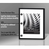 image:imageAmericanflat 8x10 Picture Frame with ShatterResistant Glass  Use as 5x7 Frame with Mat or Display 8x10 Photo Without Mat  Streamline Collection  Picture Frames for Tabletop and Wall  White  Shatterresistant glass wall or tabletop display with included easel sawtooth hangers included secure turntab backingBlack
