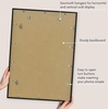 image:imageAmericanflat 8x10 Picture Frame with ShatterResistant Glass  Use as 5x7 Frame with Mat or Display 8x10 Photo Without Mat  Streamline Collection  Picture Frames for Tabletop and Wall  White  Shatterresistant glass wall or tabletop display with included easel sawtooth hangers included secure turntab backingBlack