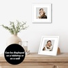 image:imageAmericanflat 8x10 Picture Frame with ShatterResistant Glass  Use as 5x7 Frame with Mat or Display 8x10 Photo Without Mat  Streamline Collection  Picture Frames for Tabletop and Wall  White  Shatterresistant glass wall or tabletop display with included easel sawtooth hangers included secure turntab backingWhite
