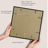 image:imageAmericanflat 8x10 Picture Frame with ShatterResistant Glass  Use as 5x7 Frame with Mat or Display 8x10 Photo Without Mat  Streamline Collection  Picture Frames for Tabletop and Wall  White  Shatterresistant glass wall or tabletop display with included easel sawtooth hangers included secure turntab backingBlack