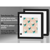 image:imageAmericanflat 8x10 Picture Frame with ShatterResistant Glass  Use as 5x7 Frame with Mat or Display 8x10 Photo Without Mat  Streamline Collection  Picture Frames for Tabletop and Wall  White  Shatterresistant glass wall or tabletop display with included easel sawtooth hangers included secure turntab backingBlack