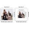 image:imageAmericanflat 8x10 Picture Frame with ShatterResistant Glass  Use as 5x7 Frame with Mat or Display 8x10 Photo Without Mat  Streamline Collection  Picture Frames for Tabletop and Wall  White  Shatterresistant glass wall or tabletop display with included easel sawtooth hangers included secure turntab backingWhite