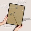 image:imageAmericanflat 8x10 Picture Frame with ShatterResistant Glass  Use as 5x7 Frame with Mat or Display 8x10 Photo Without Mat  Streamline Collection  Picture Frames for Tabletop and Wall  White  Shatterresistant glass wall or tabletop display with included easel sawtooth hangers included secure turntab backingBlack