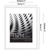 image:imageAmericanflat 8x10 Picture Frame with ShatterResistant Glass  Use as 5x7 Frame with Mat or Display 8x10 Photo Without Mat  Streamline Collection  Picture Frames for Tabletop and Wall  White  Shatterresistant glass wall or tabletop display with included easel sawtooth hangers included secure turntab backingWhite