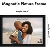 image:imageAmericanflat 8x12 Picture Frame with ShatterResistant Glass  Signature Collection  GalleryStyle Frames Made of Engineered Wood  Photo Frame for Tabletop and Wall Display  DriftwoodBlack