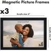 image:imageAmericanflat 8x12 Picture Frame with ShatterResistant Glass  Signature Collection  GalleryStyle Frames Made of Engineered Wood  Photo Frame for Tabletop and Wall Display  DriftwoodBlack
