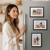 image:imageAmericanflat 8x12 Picture Frame with ShatterResistant Glass  Signature Collection  GalleryStyle Frames Made of Engineered Wood  Photo Frame for Tabletop and Wall Display  DriftwoodBlack